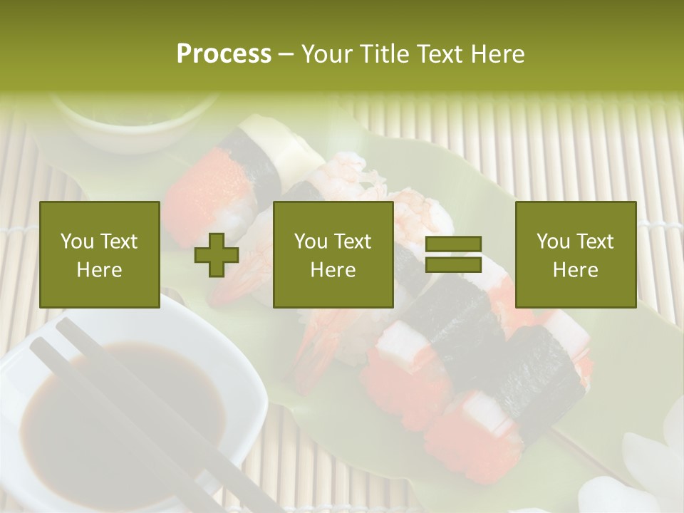 Sauce Japanese Closeup PowerPoint Template