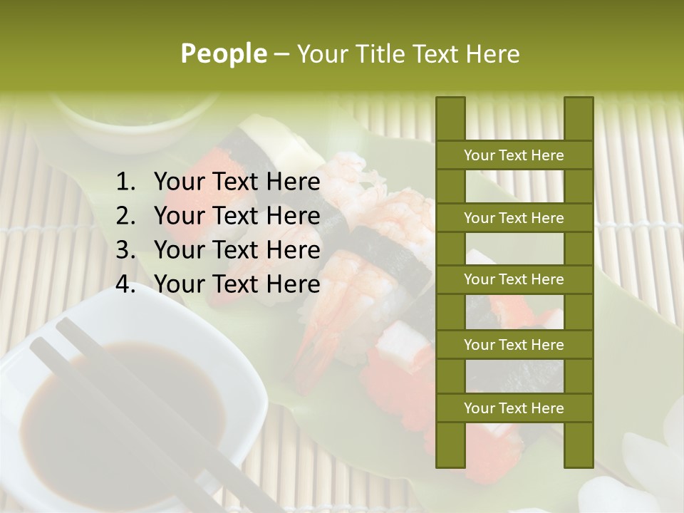 Sauce Japanese Closeup PowerPoint Template