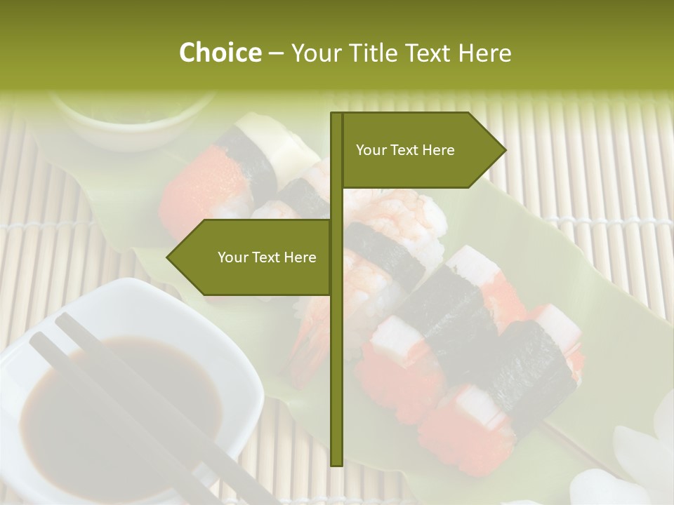 Sauce Japanese Closeup PowerPoint Template