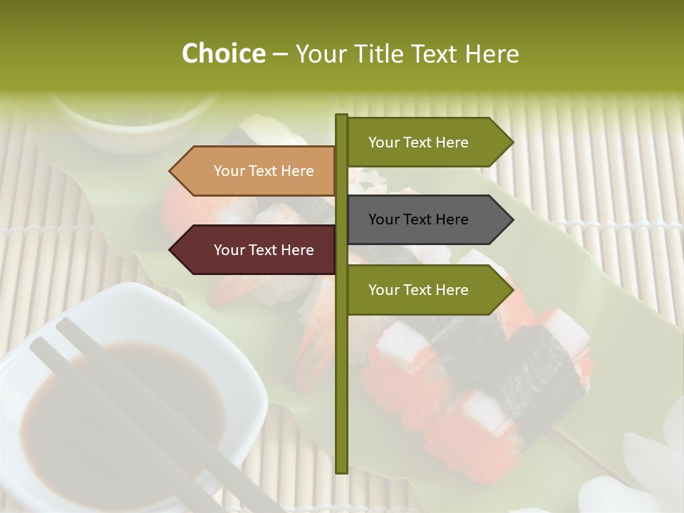 Sauce Japanese Closeup PowerPoint Template