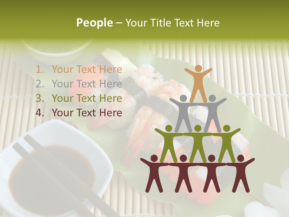 Sauce Japanese Closeup PowerPoint Template
