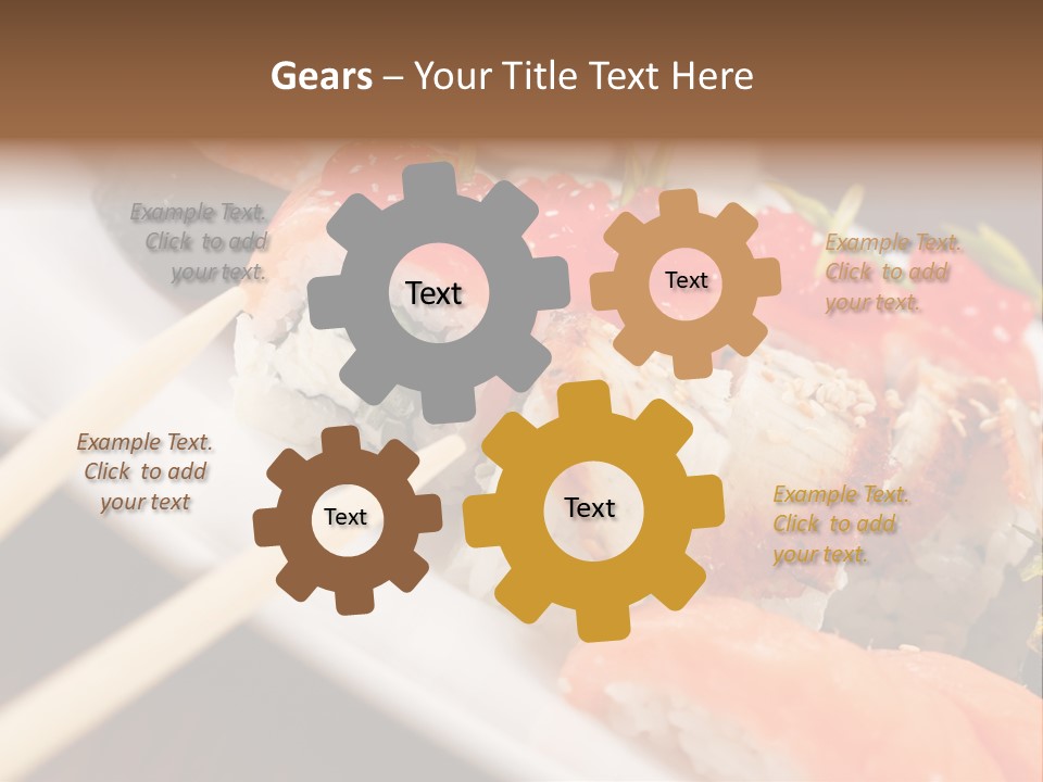 Food Oriental Closeup PowerPoint Template