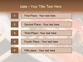 Food Oriental Closeup PowerPoint Template