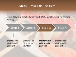 Food Oriental Closeup PowerPoint Template