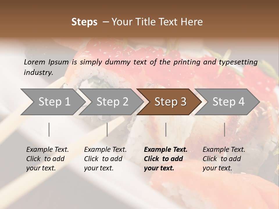 Food Oriental Closeup PowerPoint Template