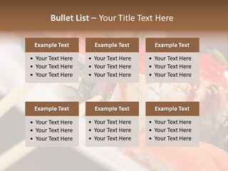 Food Oriental Closeup PowerPoint Template