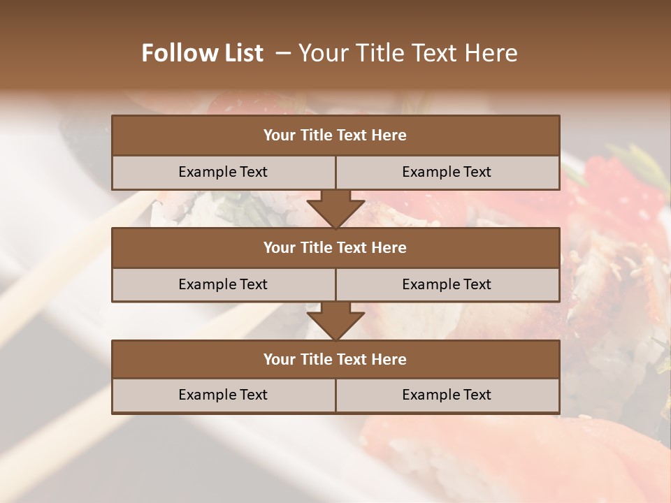 Food Oriental Closeup PowerPoint Template