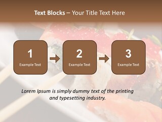 Food Oriental Closeup PowerPoint Template