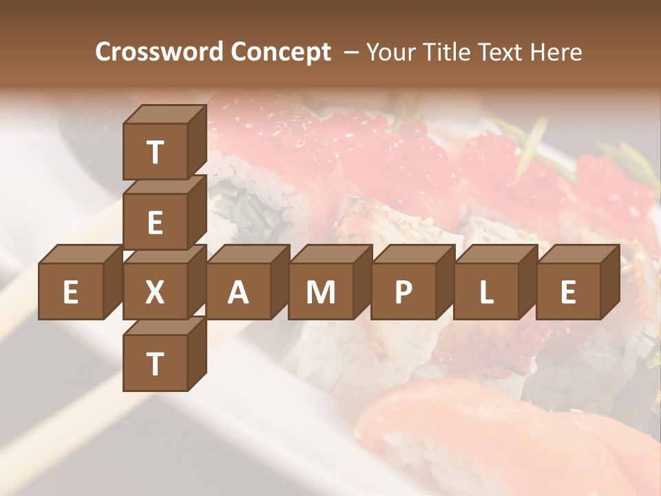 Food Oriental Closeup PowerPoint Template