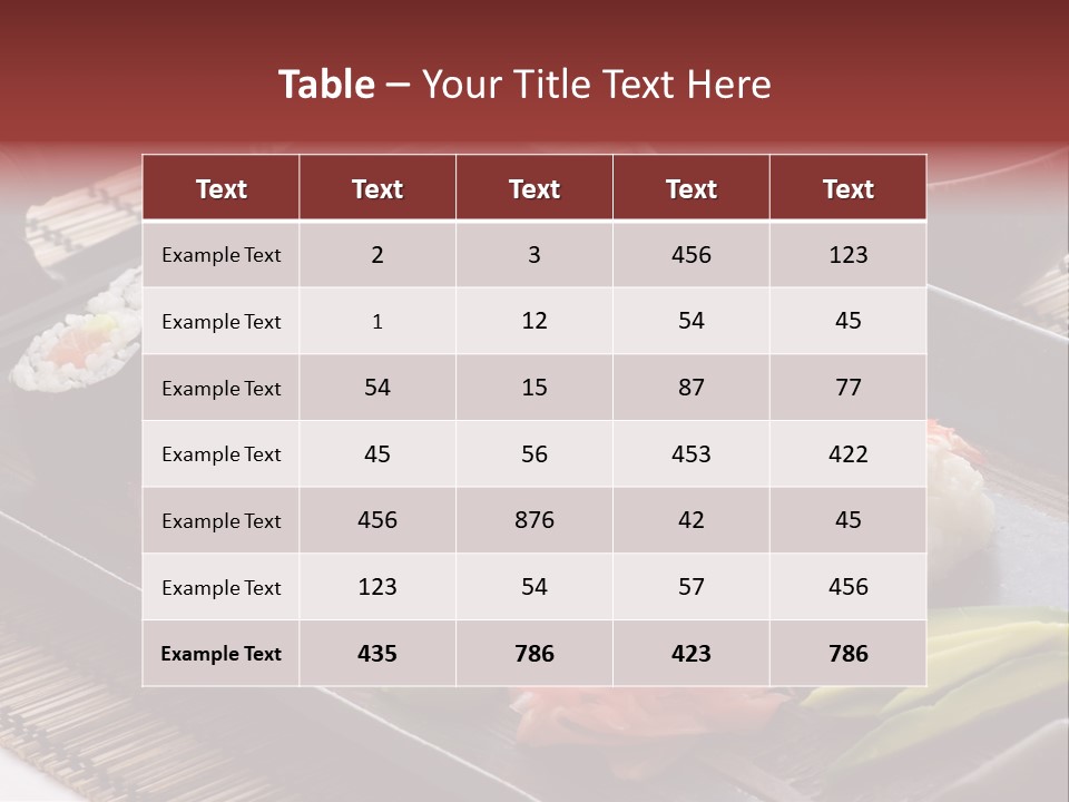 Blau Lachs Gesund PowerPoint Template