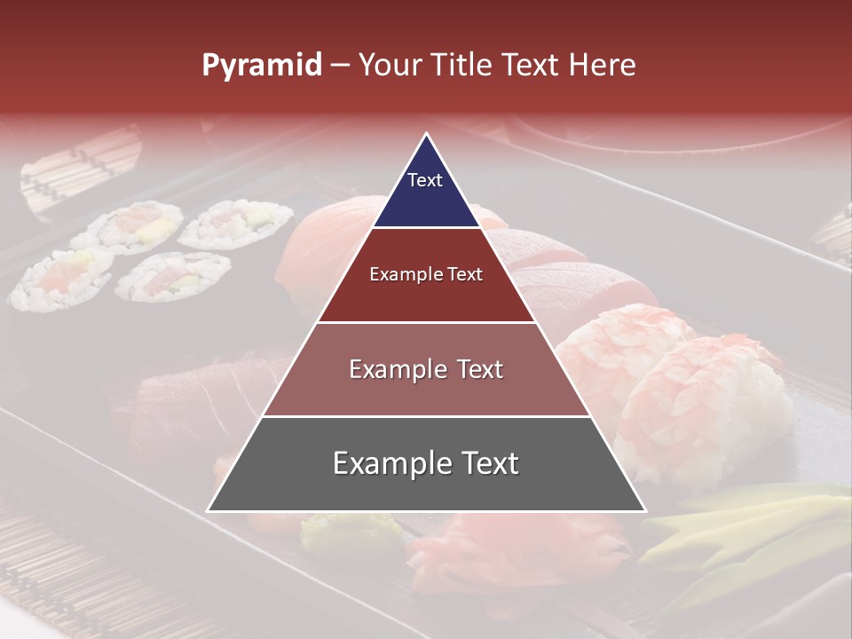 Blau Lachs Gesund PowerPoint Template