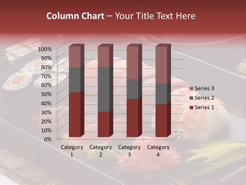 Blau Lachs Gesund PowerPoint Template