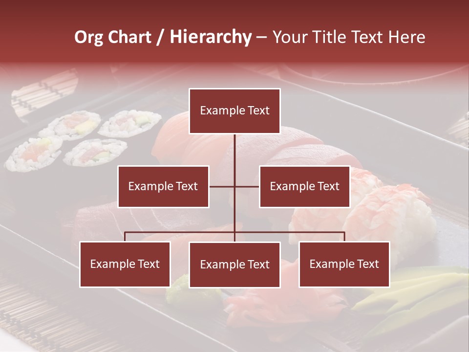 Blau Lachs Gesund PowerPoint Template