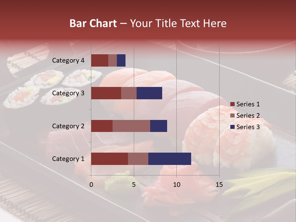 Blau Lachs Gesund PowerPoint Template