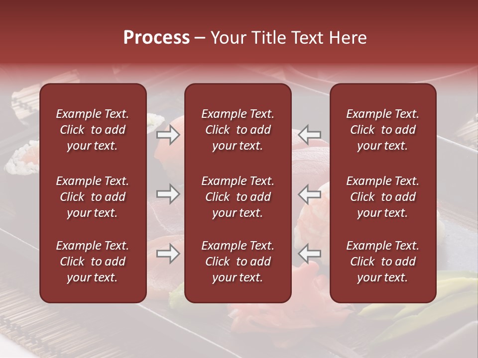 Blau Lachs Gesund PowerPoint Template