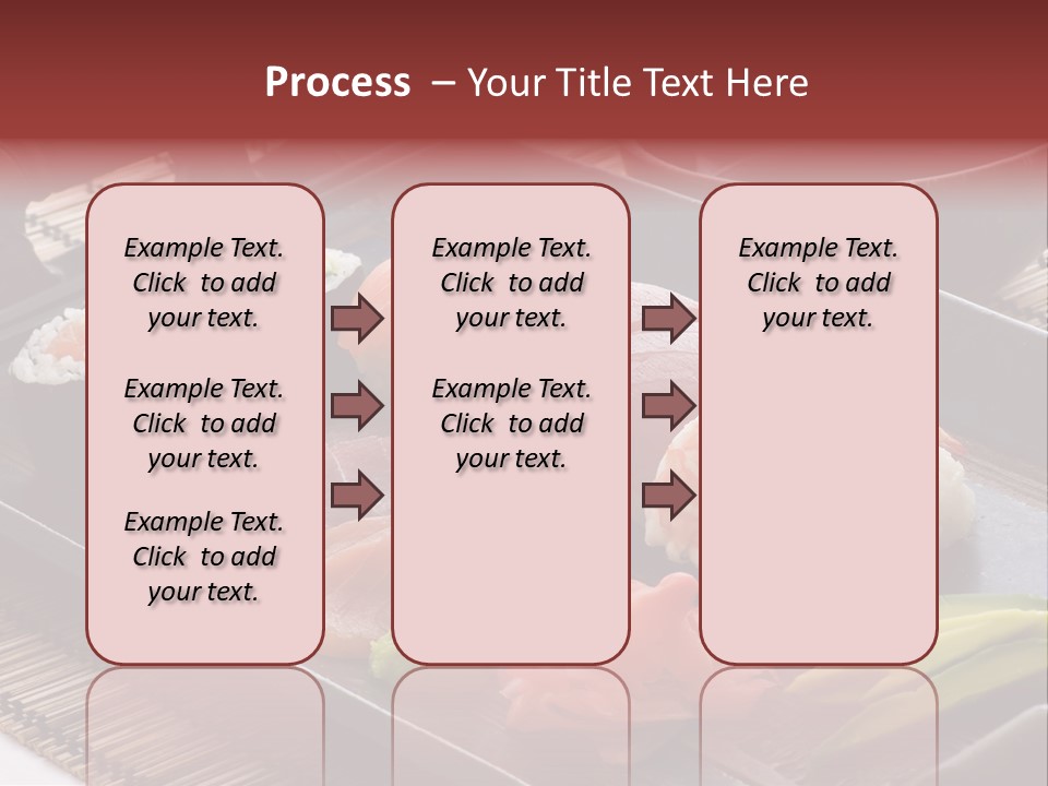 Blau Lachs Gesund PowerPoint Template