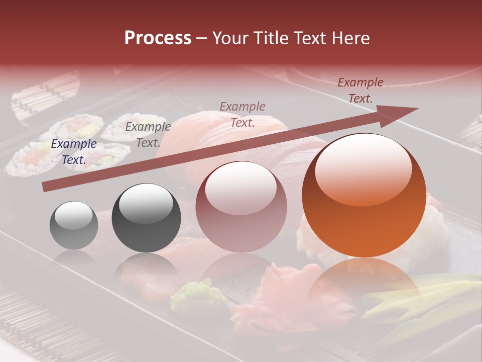 Blau Lachs Gesund PowerPoint Template