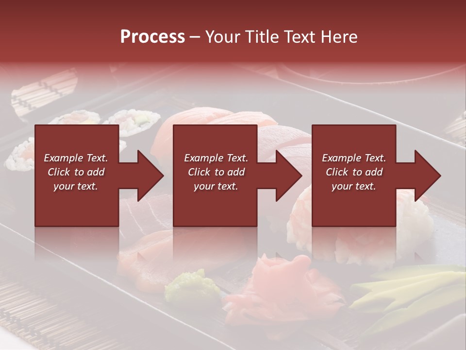 Blau Lachs Gesund PowerPoint Template