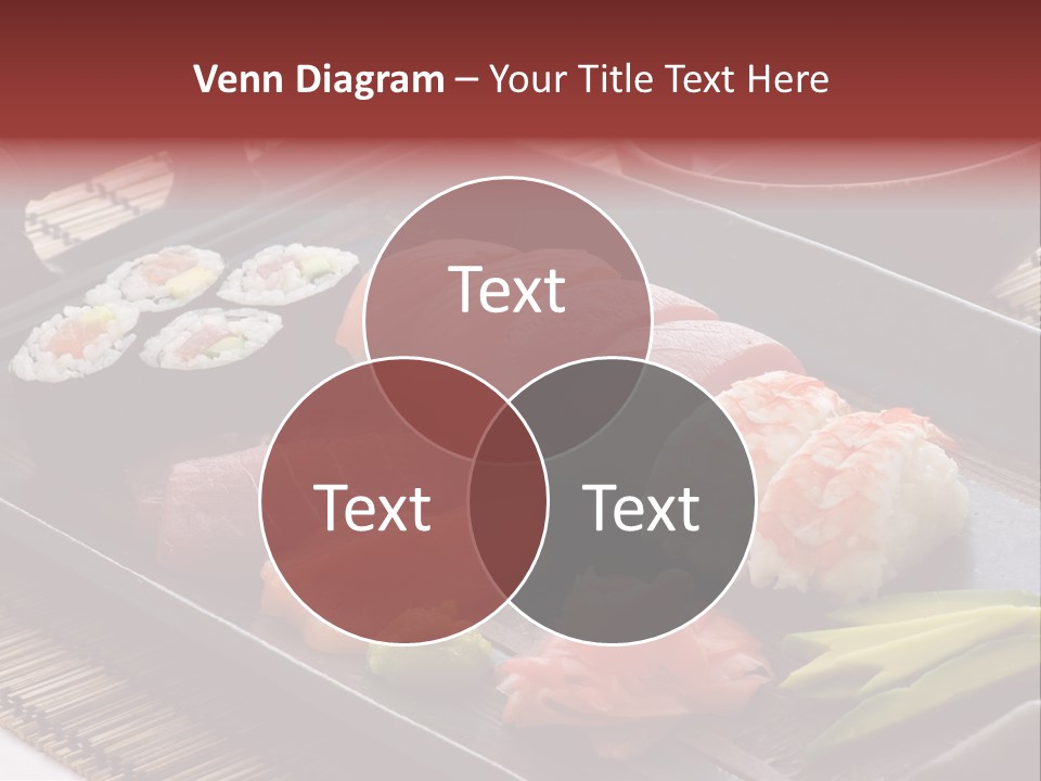 Blau Lachs Gesund PowerPoint Template