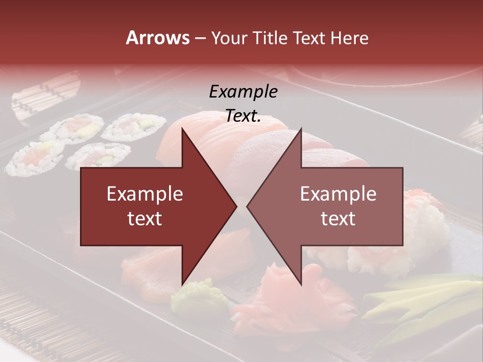 Blau Lachs Gesund PowerPoint Template