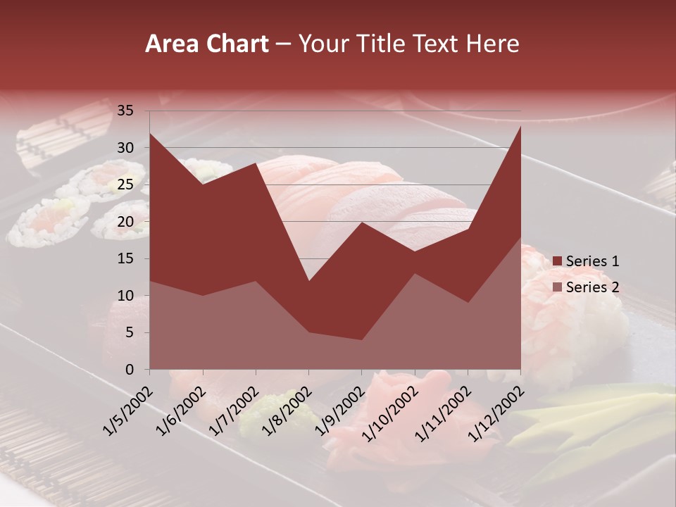 Blau Lachs Gesund PowerPoint Template