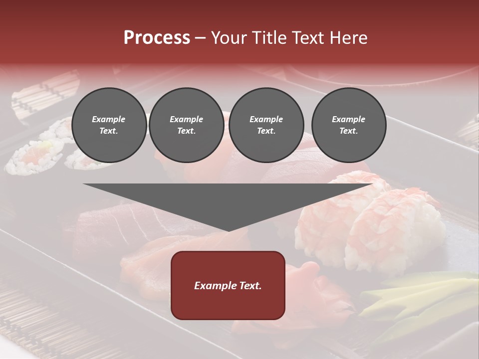 Blau Lachs Gesund PowerPoint Template