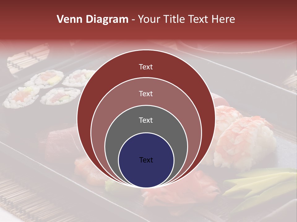 Blau Lachs Gesund PowerPoint Template