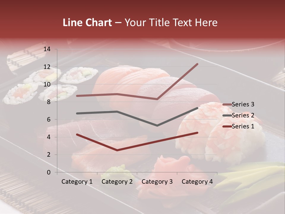Blau Lachs Gesund PowerPoint Template