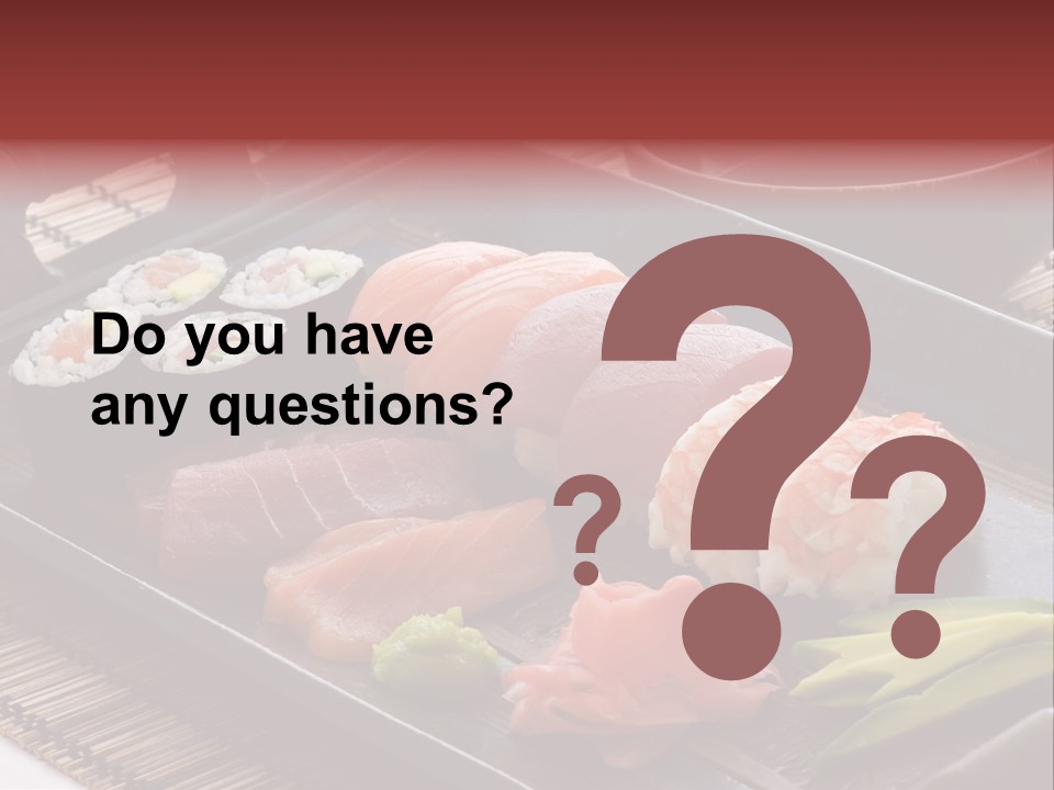 Blau Lachs Gesund PowerPoint Template