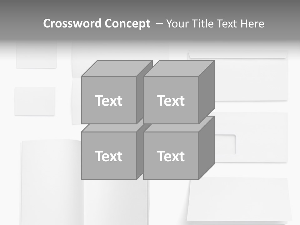 Layout Folded Envelop PowerPoint Template