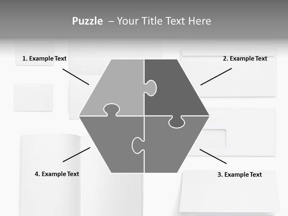 Layout Folded Envelop PowerPoint Template