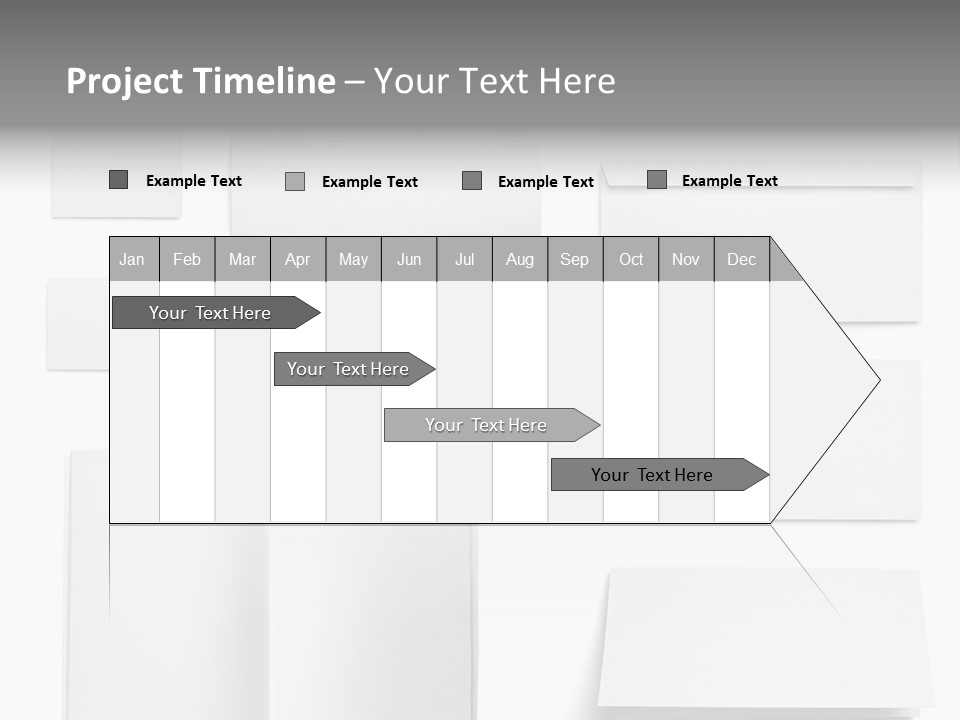 Layout Folded Envelop PowerPoint Template