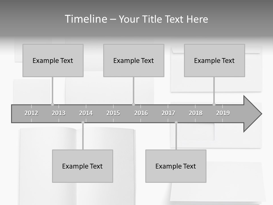 Layout Folded Envelop PowerPoint Template
