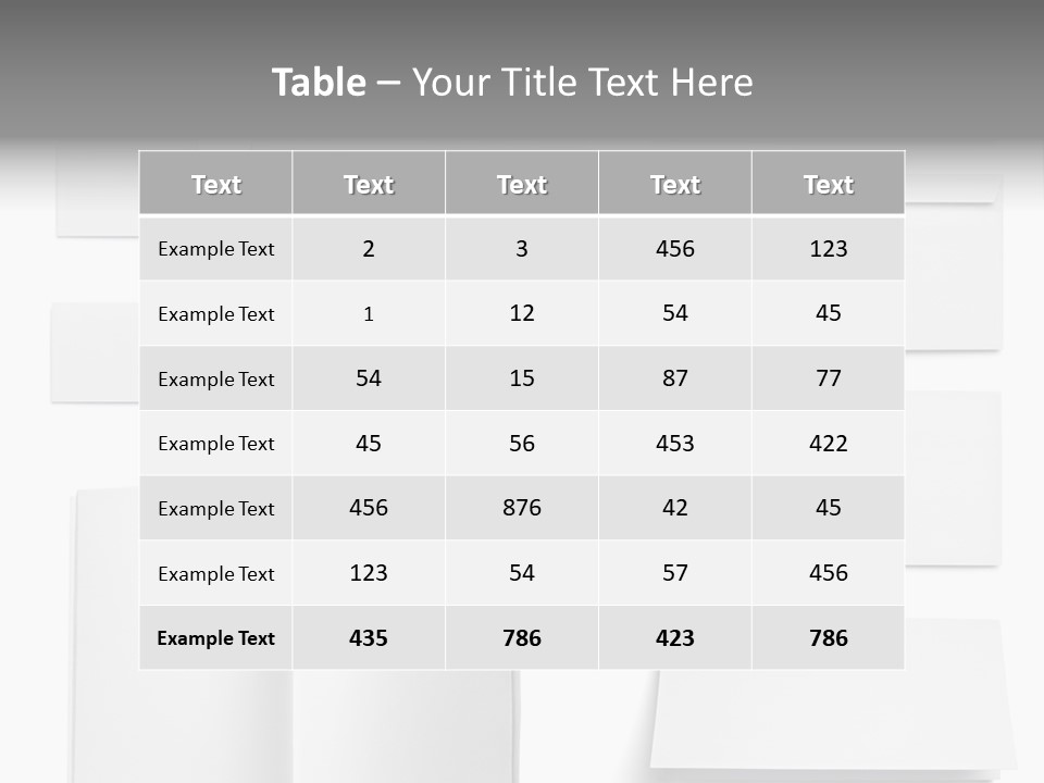 Layout Folded Envelop PowerPoint Template