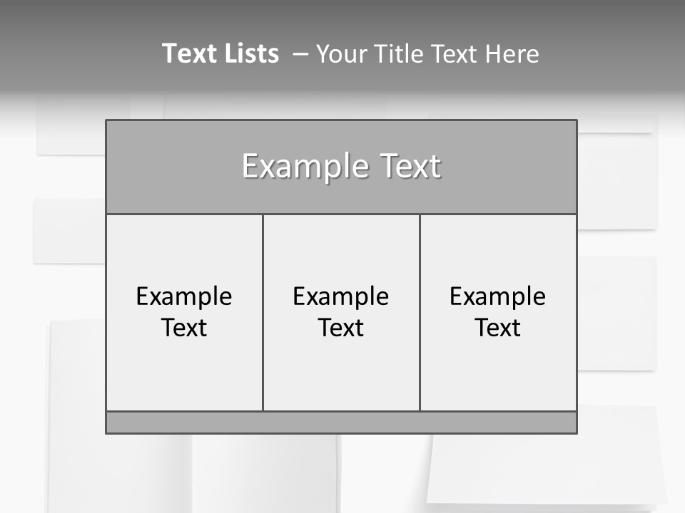 Layout Folded Envelop PowerPoint Template