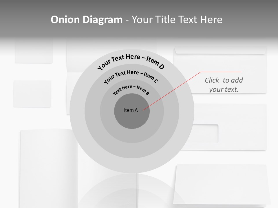 Layout Folded Envelop PowerPoint Template