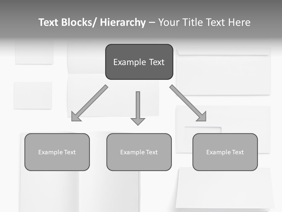 Layout Folded Envelop PowerPoint Template