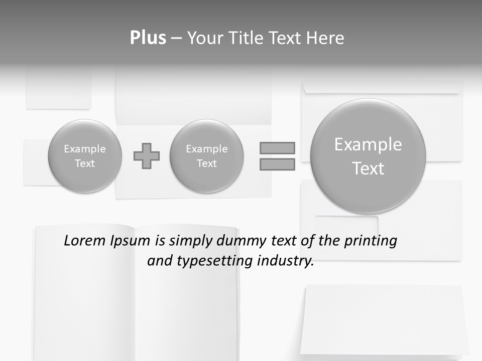 Layout Folded Envelop PowerPoint Template