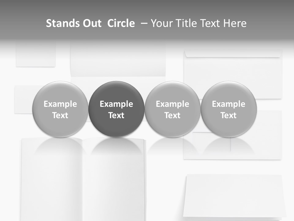 Layout Folded Envelop PowerPoint Template