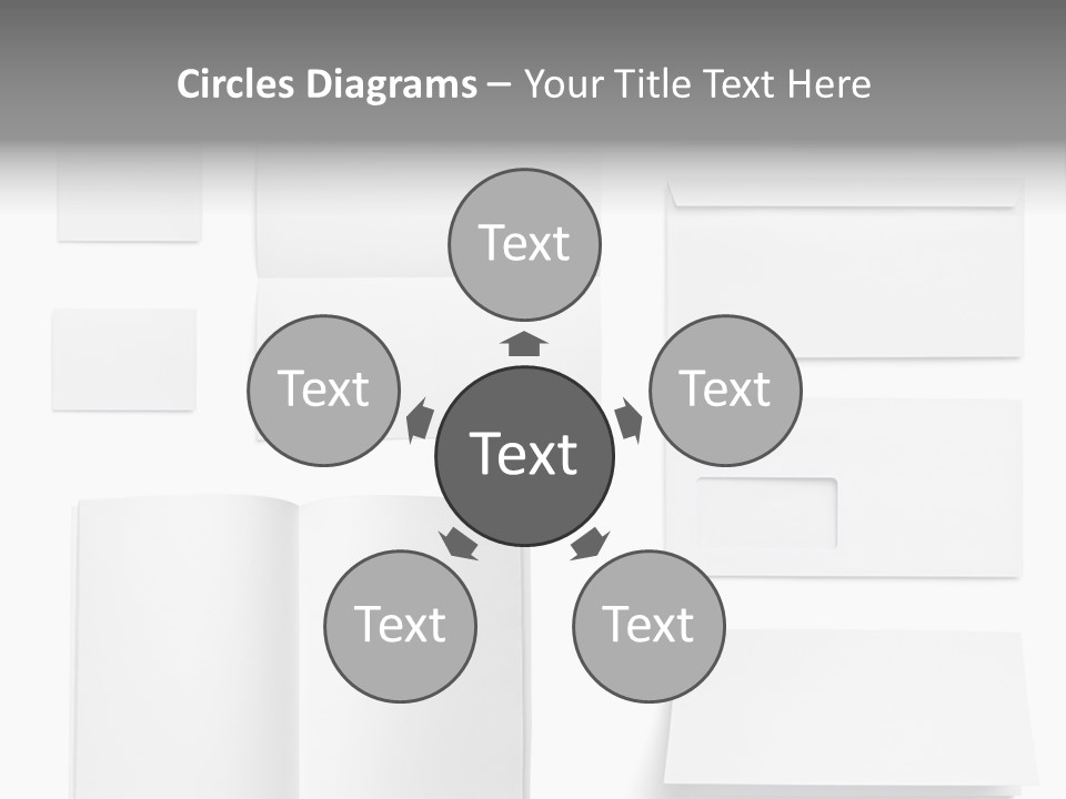 Layout Folded Envelop PowerPoint Template