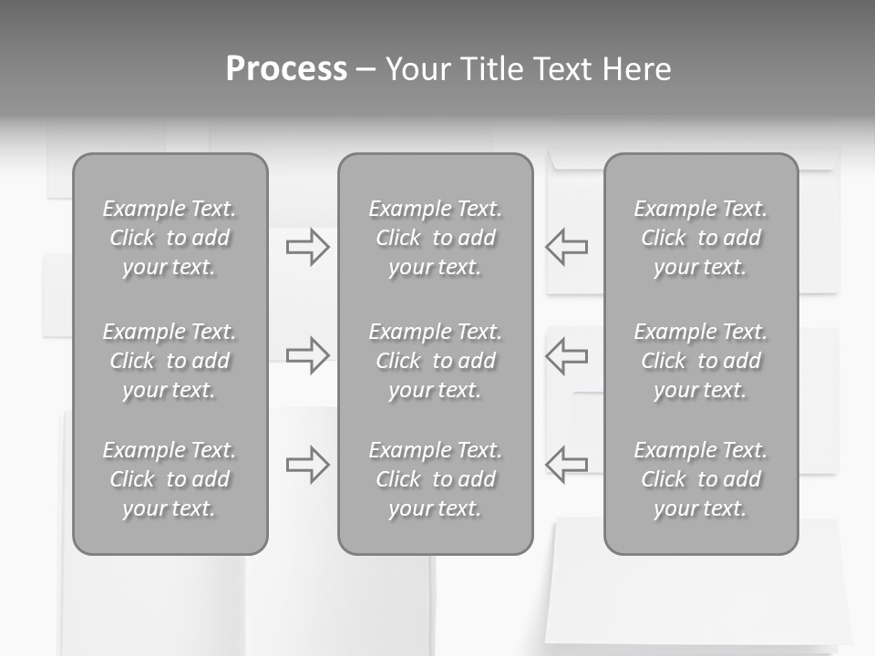 Layout Folded Envelop PowerPoint Template
