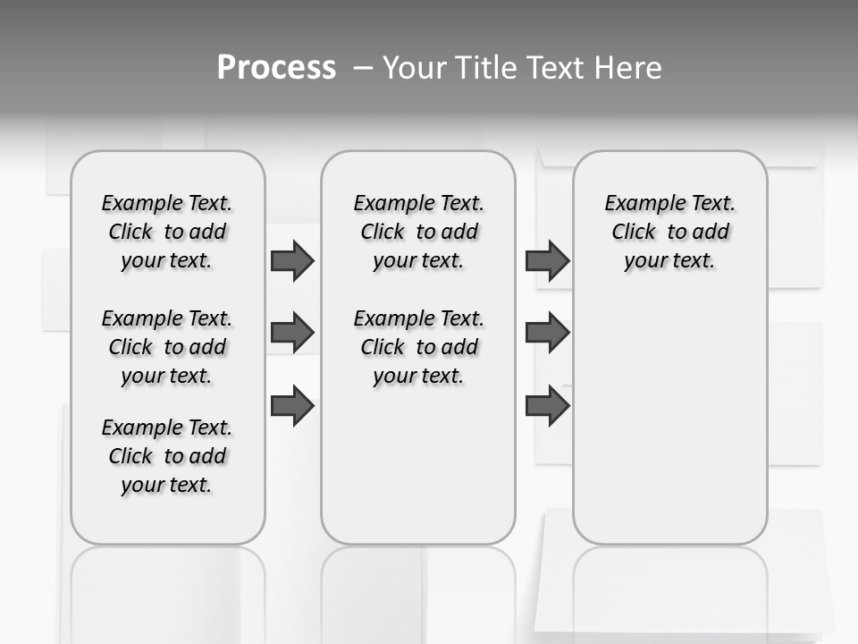 Layout Folded Envelop PowerPoint Template