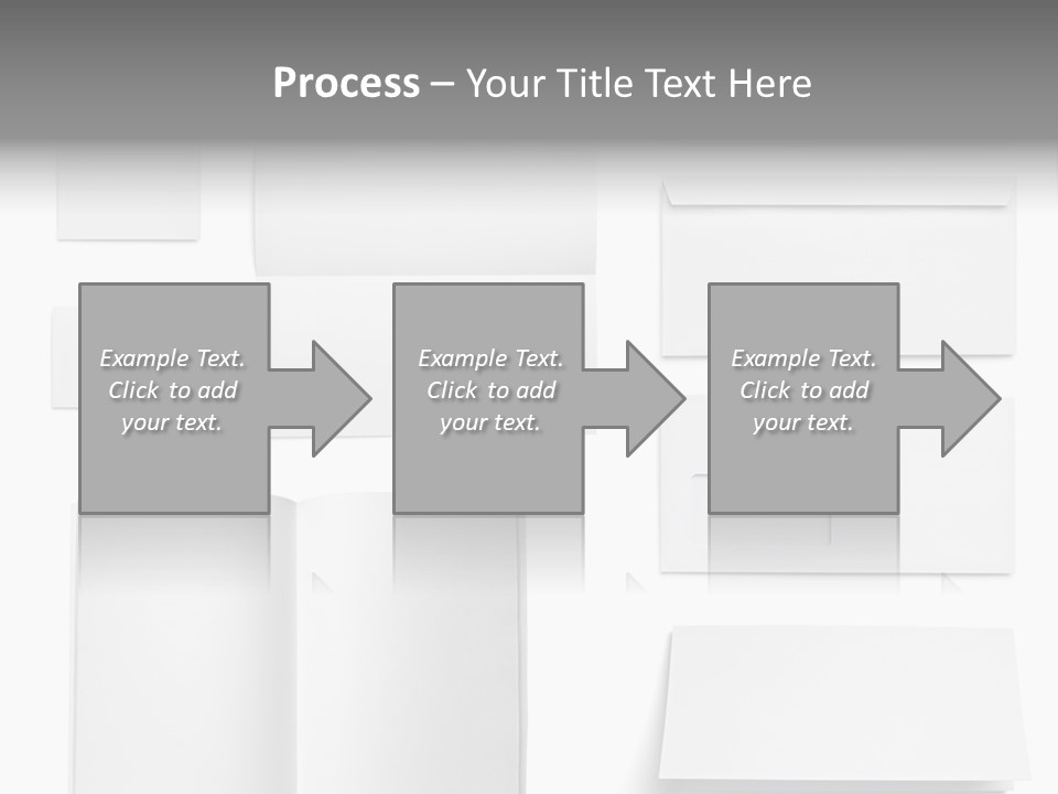 Layout Folded Envelop PowerPoint Template