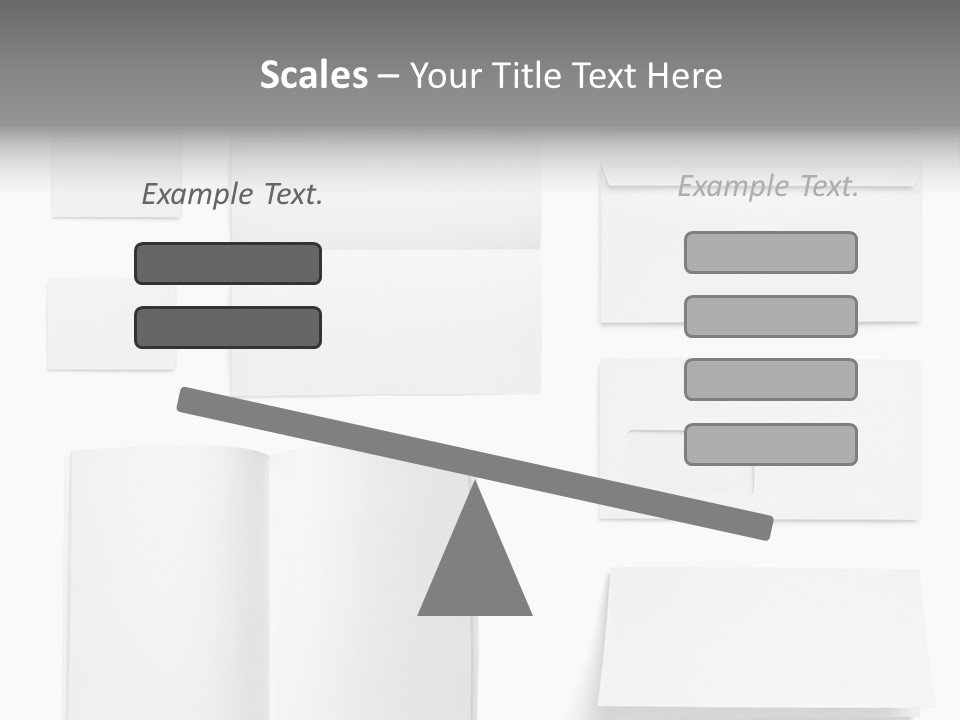 Layout Folded Envelop PowerPoint Template