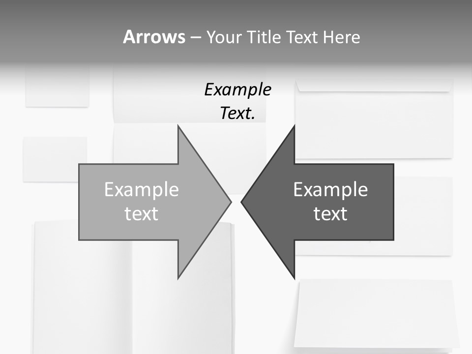 Layout Folded Envelop PowerPoint Template