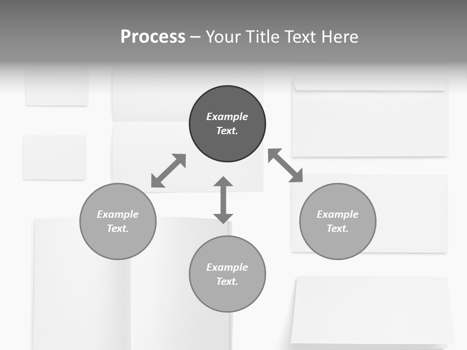 Layout Folded Envelop PowerPoint Template