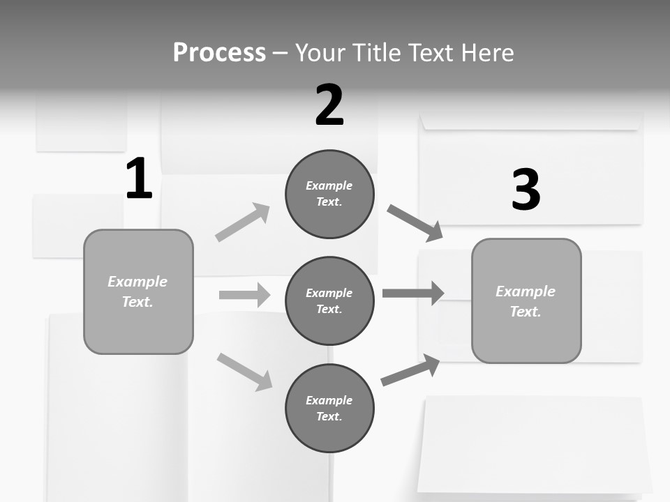 Layout Folded Envelop PowerPoint Template