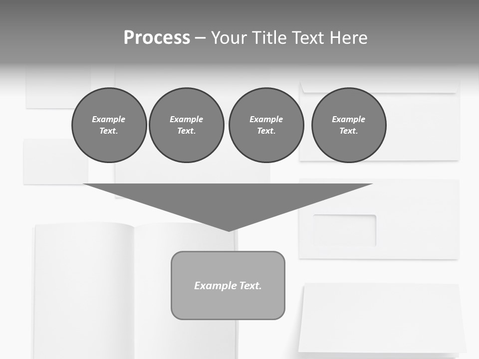 Layout Folded Envelop PowerPoint Template