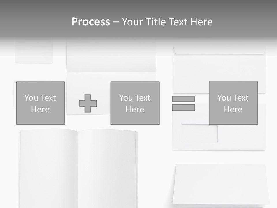 Layout Folded Envelop PowerPoint Template