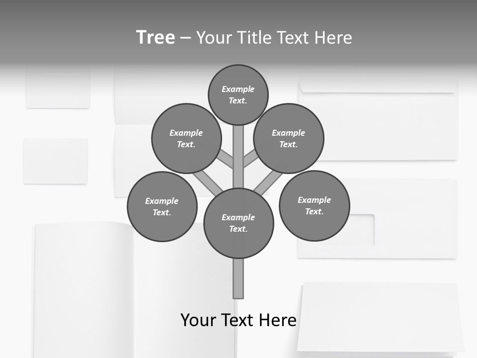 Layout Folded Envelop PowerPoint Template